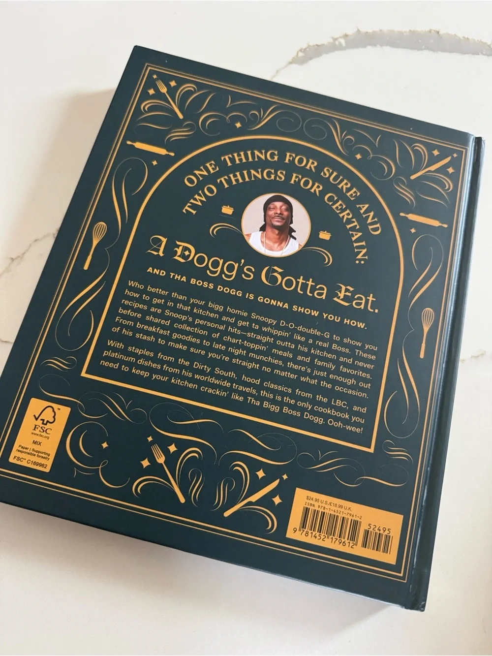 From Crook to Cook Hardcover Cookbook “Snoop Dogg”